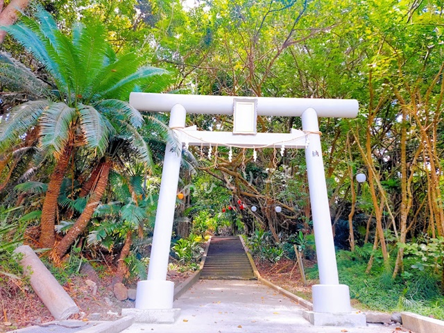 小笠原神社の鳥居が96年ぶりに新しくなりました